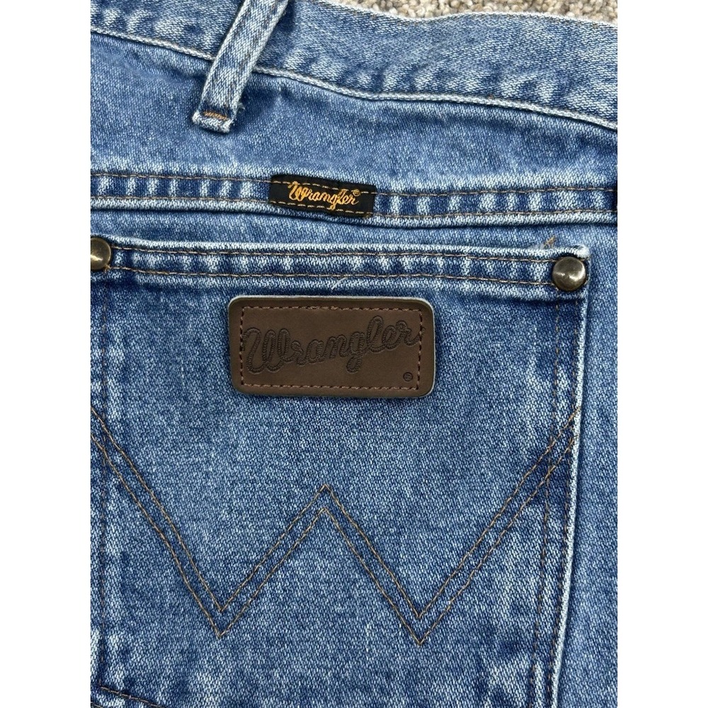47MWZ Wrangler Bootcut Cowboy Cut Jeans 40x34 Western Boot Denim #0264